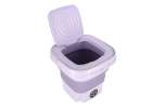 Mini folding portable washing machine 12L purple 4