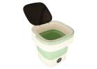 Mini portable washing machine folding 12L green 9