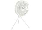 Mini standing desk fan white 2