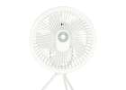 Mini standing desk fan white 6