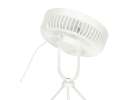 Mini standing desk fan white 7