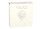 Mini standing desk fan white 13