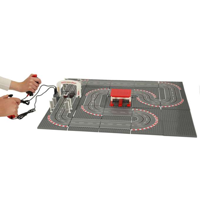 Police car racing track 64x64cm