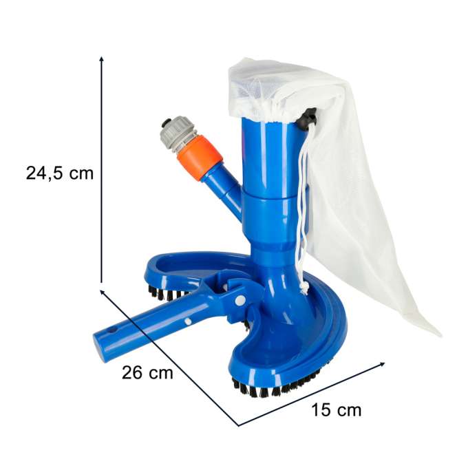 Pool vacuum cleaner set with reusable bag