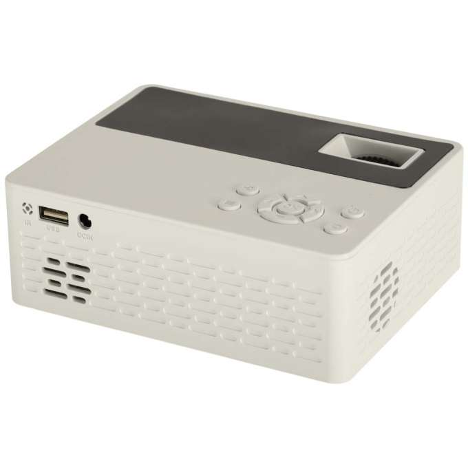 Projector porable LED TFT LCD 16:9 1920x1080 USB 20W portable white