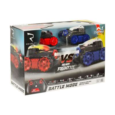 RC Revolt BATTLE remote control car battle mode sound lights 2pak