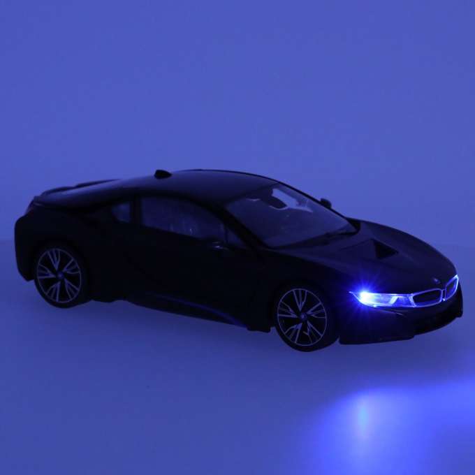 RC car 1:14 BMW i8 opening doors black