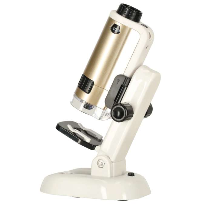 Scientific educational school microscope for children