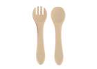 Silicone dishes for children owl beige 9 elements 8