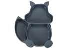 Silicone dishes for children squirrel 9 elements dark blue 3