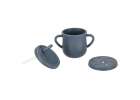 Silicone dishes for children squirrel 9 elements dark blue 6