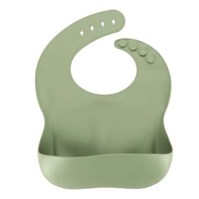 Silicone dishes for kids owl milita green