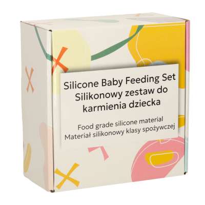 Silicone dishes for kids owl milita green