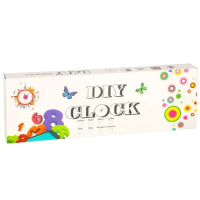 Sticker wall clock 1 digit colour 100-120cm