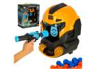 Target shooting robot head arcade game set gun + balls 1
