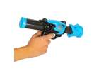 Target shooting robot head arcade game set gun + balls 6