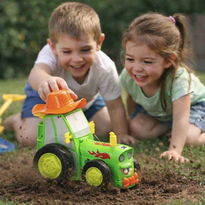 Tractor RC jumping dancing sound green