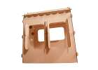 Wooden house for children with a board and table 10
