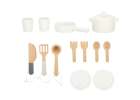 Wooden kitchen pink flowers oven LULILO 9