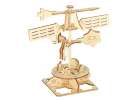 Wooden puzzle 3d scientific model wind vane 2