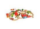 Wooden train locomotive city 69el 2