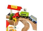 Wooden train locomotive city 69el 5