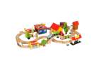Wooden train locomotive city 69el 6