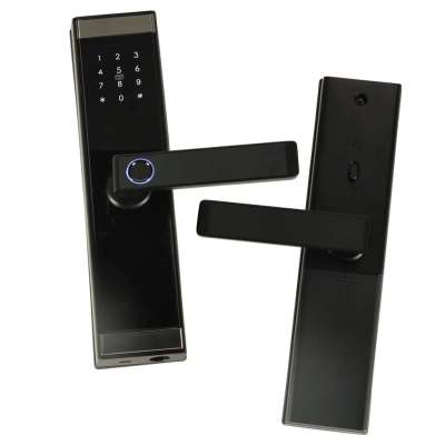 Zamek elektroniczny do drzwi SMART klamka inteligentna na kod odcisk palca bluetooth
