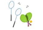 Zestaw sportowy 5w1 badminton koszykówka siatkówka tenis frisbee 4