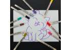 Acrylic fabric markers stone marker pens DIY waterproof markers 12 pcs. 6