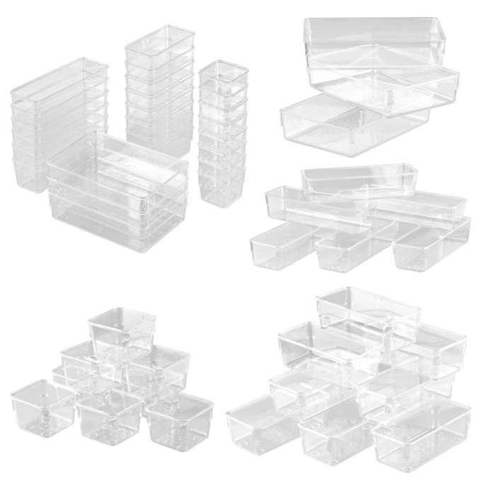 Acrylic organiser set 25 el.