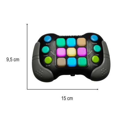 Anti-stress game console pop it black