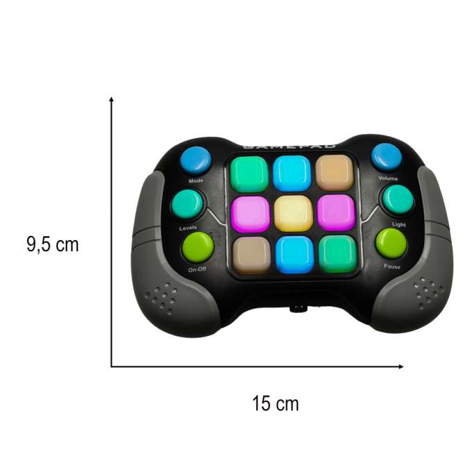 Anti-stress game console pop it black