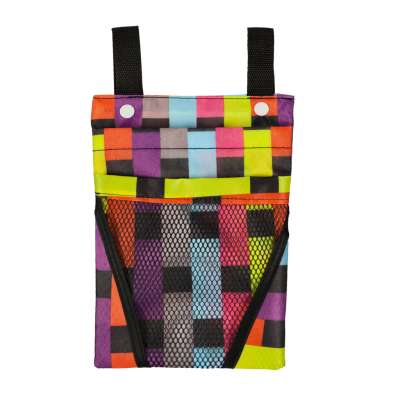 Bag for bicycle scooter handlebars telephone pannier bicycle colour check
