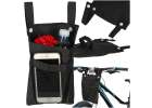 Bike scooter handlebars phone pannier bag black 1