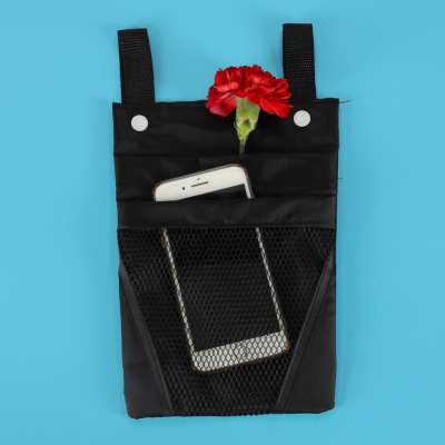 Bike scooter handlebars phone pannier bag black
