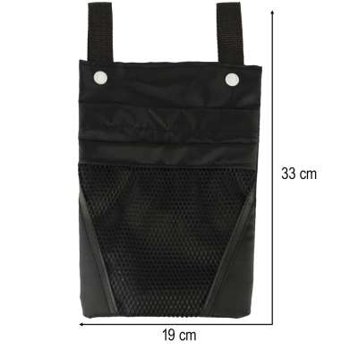Bike scooter handlebars phone pannier bag black