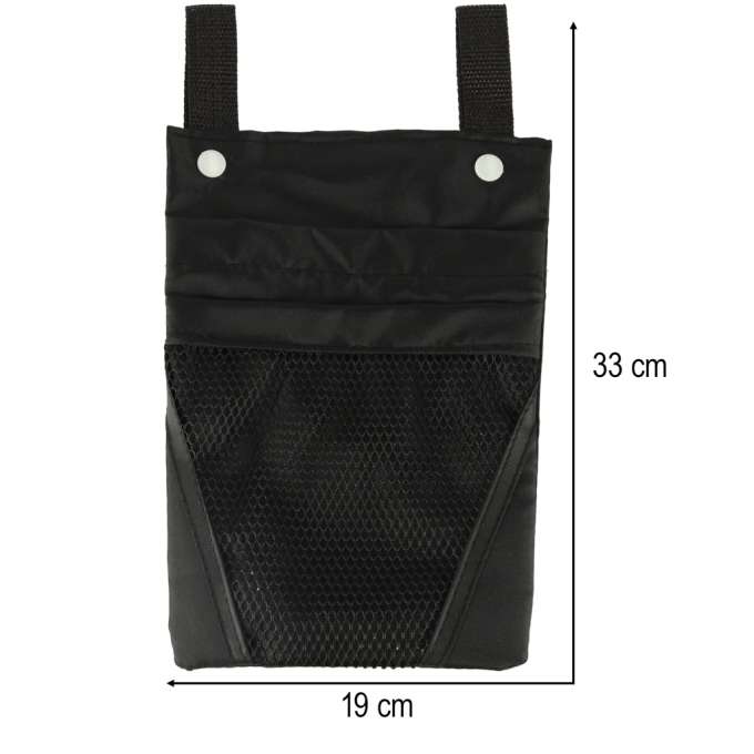 Bike scooter handlebars phone pannier bag black