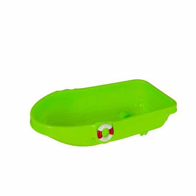 Boat with accessories moulds sand beach toys + water gun 12el.
