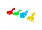 Boat with accessories moulds sand beach toys + water gun 12el. 5