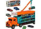 Car racing track car transporter 6 el. orange 1