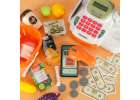 Cash register for children supermarket shop scanner calculator basket with accessories 36 el. 6