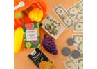 Cash register for children supermarket shop scanner calculator basket with accessories 36 el. 4