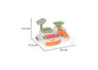 Cash register for children supermarket shop scanner calculator basket with accessories 36 el. 3