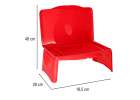 Children's car table with storage compartment red 7