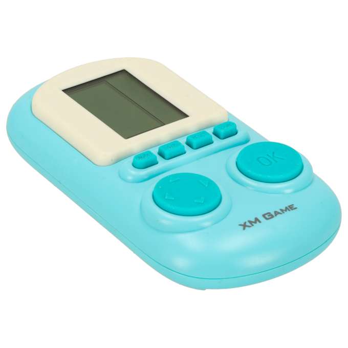 Console mini retro tetris puzzle grey