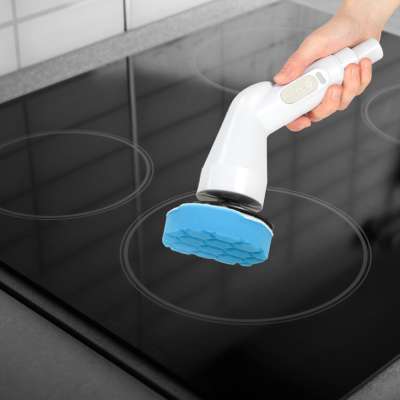 Cordless rotary electric washer brush