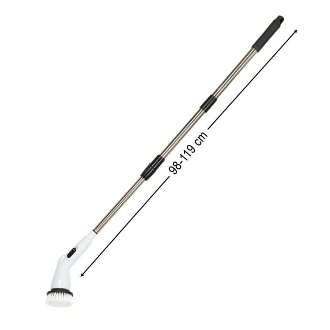 Cordless rotary electric washer brush