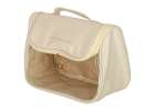 Cosmetic bag travel organiser beige 4