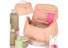 Cosmetic bag travel organiser trunk pink 1